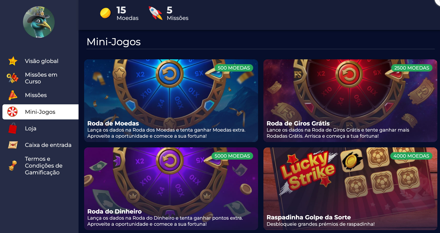 Nine Casino Minijuegos